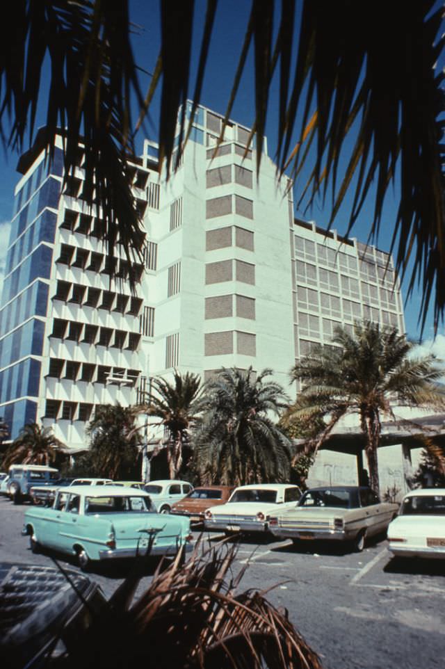 Hotel in a touristic area, Havana, 1976