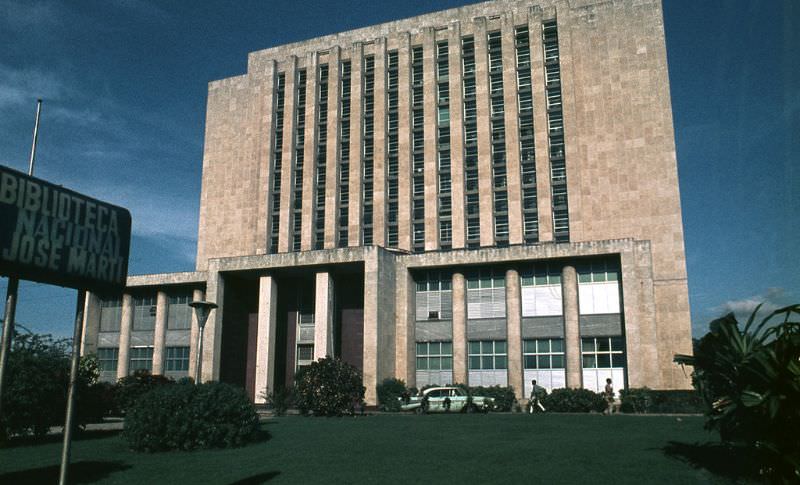 National Library José Martí, Havana, 1976
