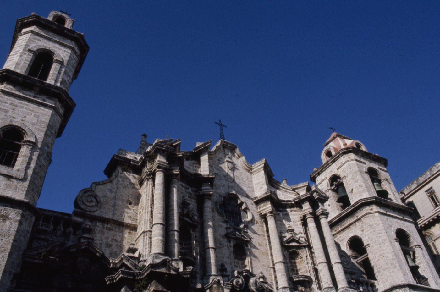 Cathedral Square in Old Havana, featured in 'Closeup: Cuba - The Castro Generation', Havana, Cuba, 1977.
