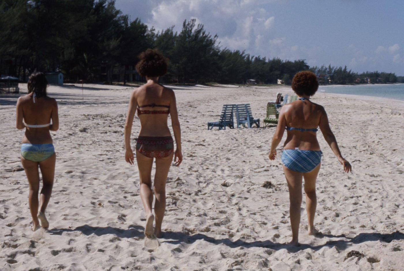 Women on Varadero Beach, featured in 'Closeup: Cuba - The Castro Generation', Havana, Cuba, 1977.