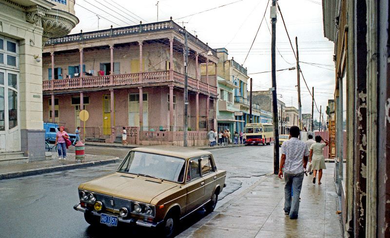 Cienfuegos. Street scenes of Cienfuegos, 1981