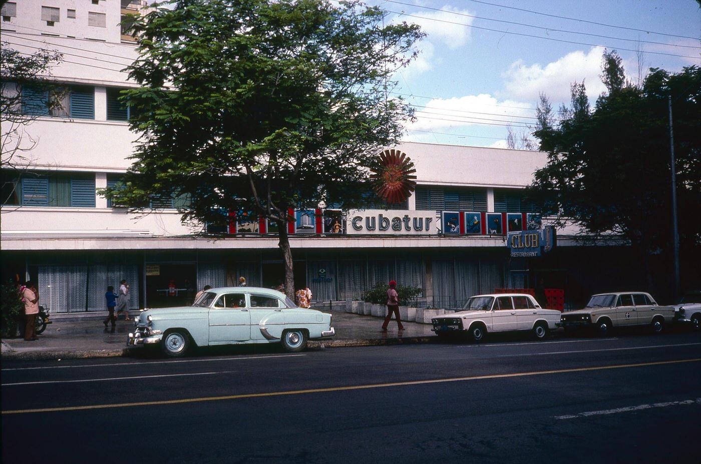 Cubatur Travel Office, Havana, Cuba, 1983.