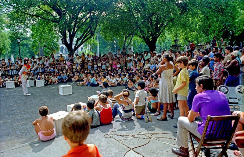 Dengue awareness campaign. Cubans said that the dengue fever epidemic in 1981 had been started by the CIA, 1981