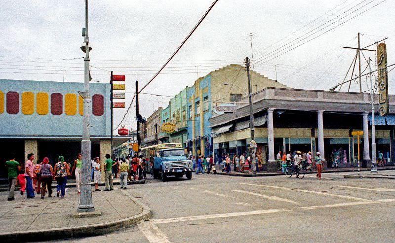Cienfuegos. Street scenes of Cienfuegos, 1981