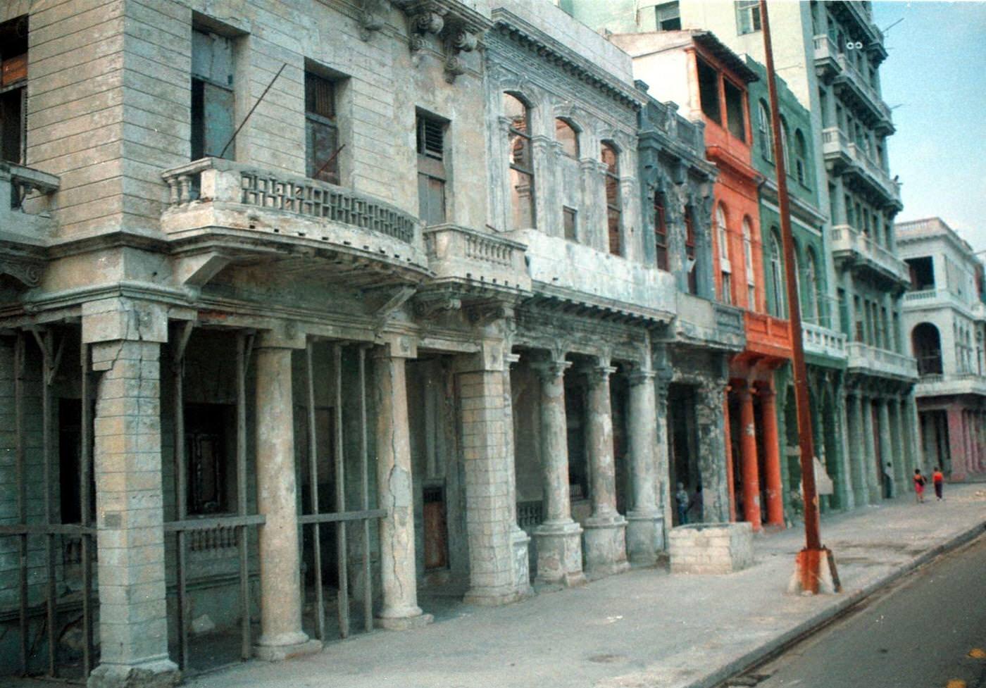 Houses in Havana, Cuba.