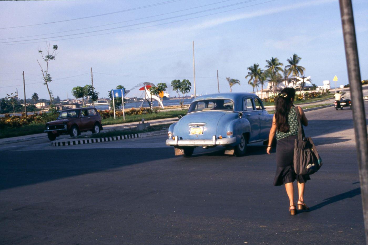 Old cars in Havana, Cuba, June 1999.