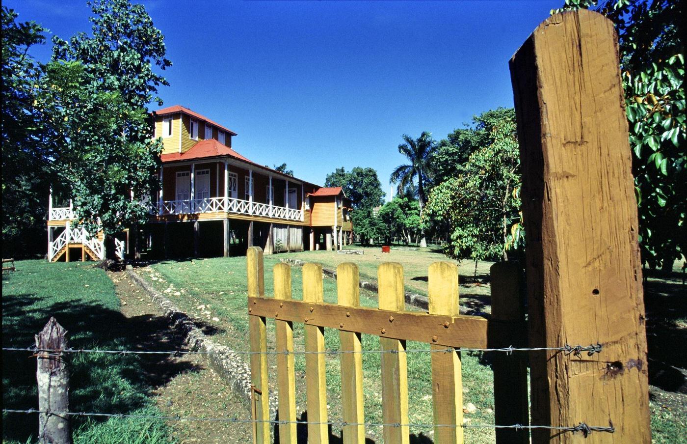 The family home and birthplace of Fidel Castro Ruiz in the town of Biran, Cuba, October 10, 1998.