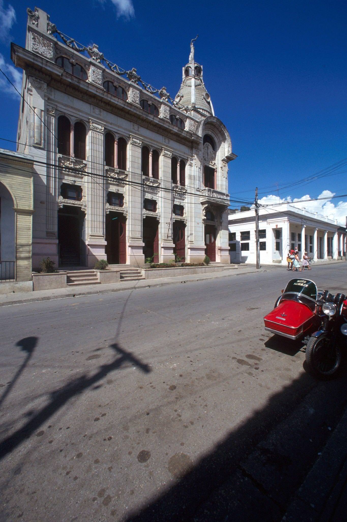 Façade of a building in Guantanamo, Cuba, 1990.