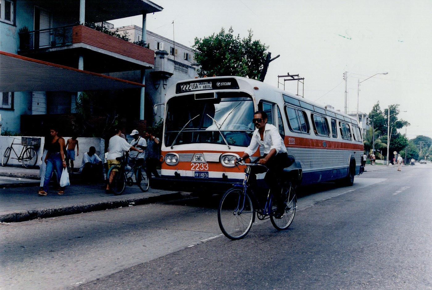 Ex-Montreal bus on the streets of Havana, Cuba.