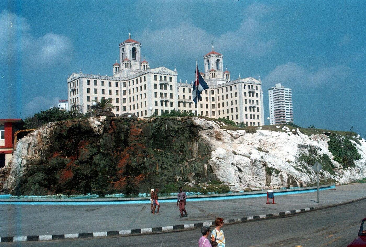 "Hotel Nacional" and the flanier street "Malecon" in Cienfuegos, Cuba.