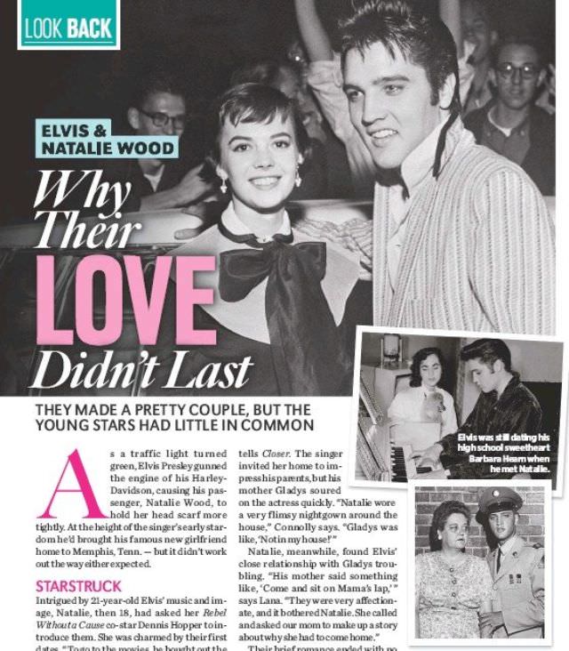 Elvis Presley and Natalie Wood: An Unforgettable Affair