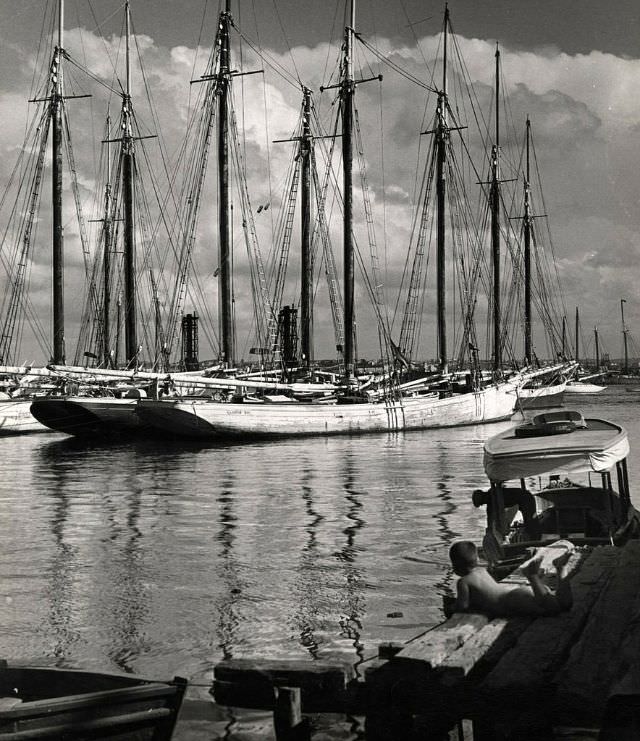 Havana Harbor, Cuba, 1933