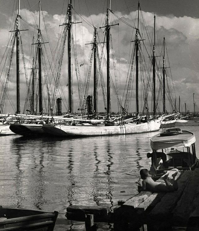 Havana Harbor, Cuba, 1933