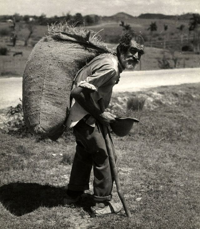 Old man, Cuba, 1933