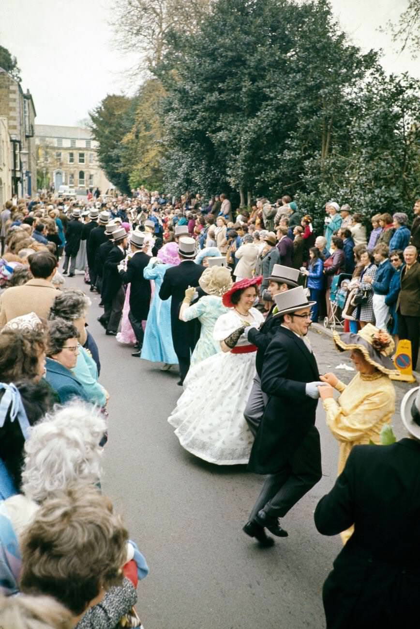 Flora Day, Helston, Cornwall, 1973