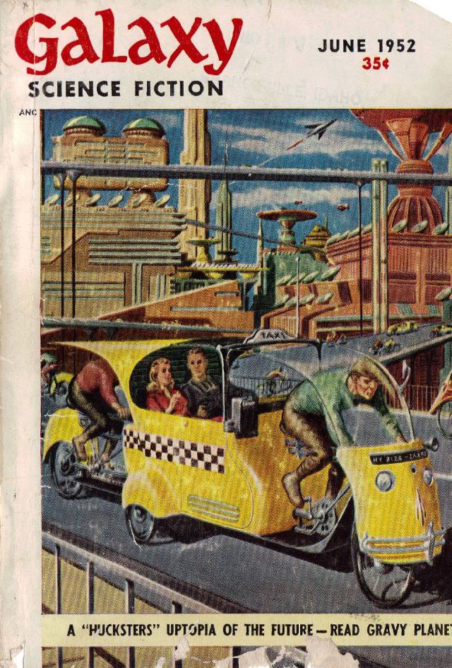 Galaxy Science Fiction cover, June 1952