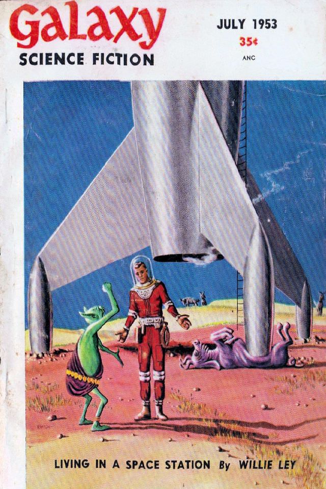 Galaxy Science Fiction cover, July 1953