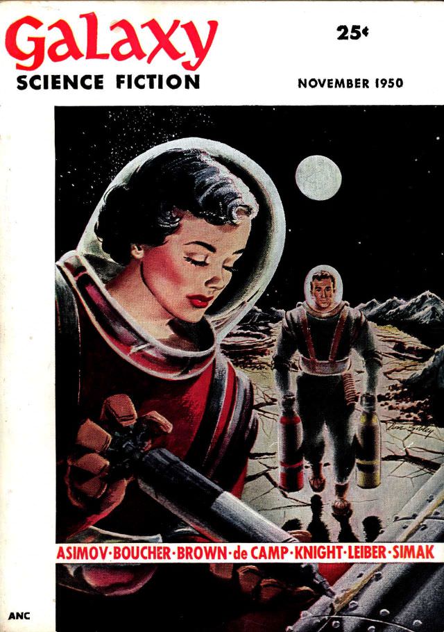 Galaxy Science Fiction cover, December 1950