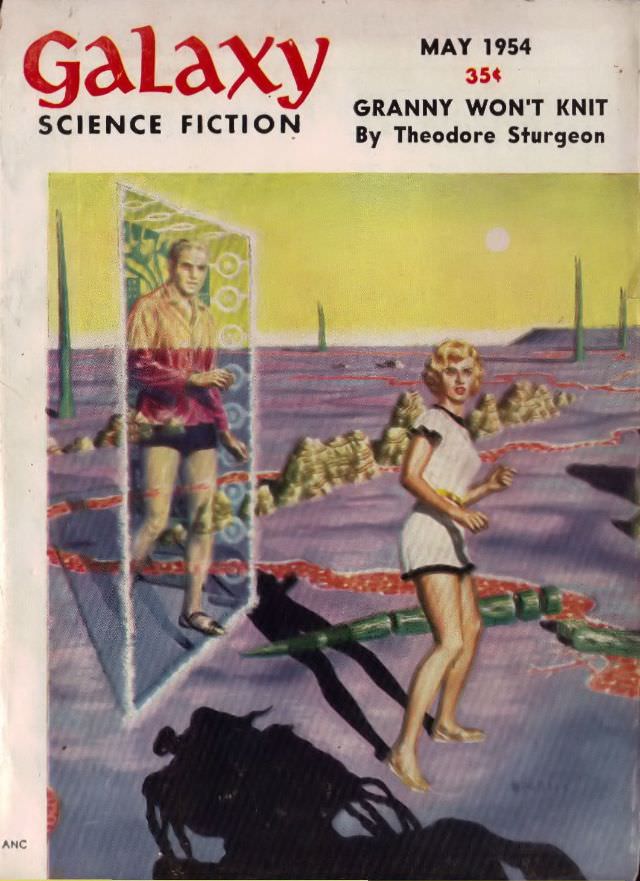 Galaxy Science Fiction cover, May 1954