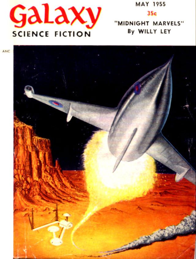 Galaxy Science Fiction cover, May 1955
