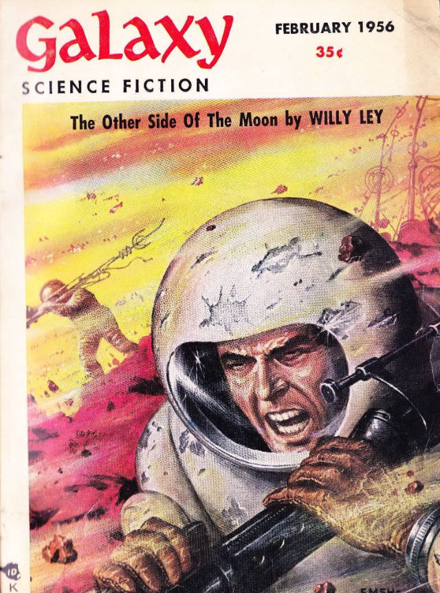 Galaxy Science Fiction cover, February 1956