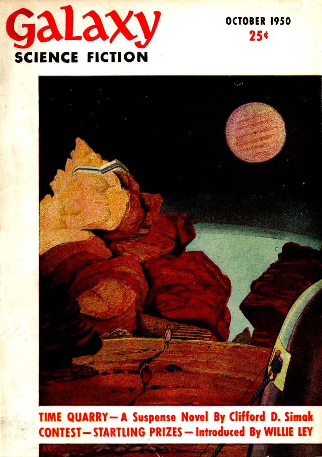 Galaxy Science Fiction cover, October 1950
