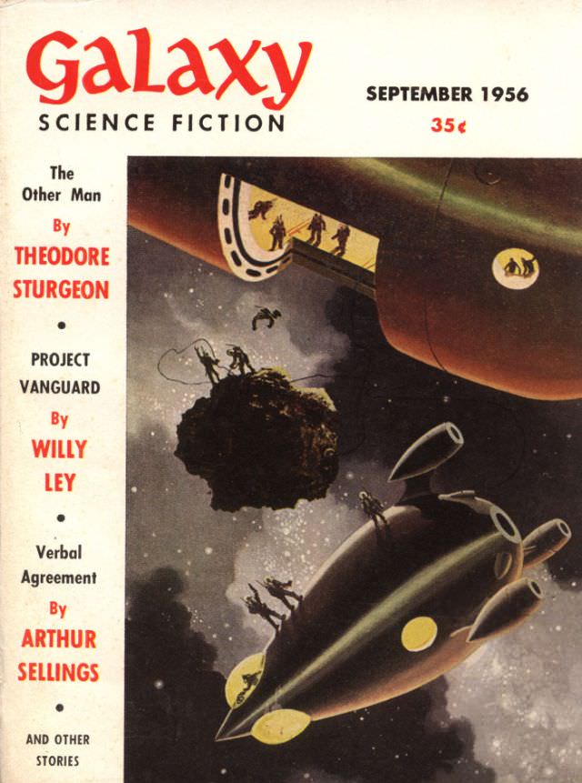 Galaxy Science Fiction cover, September 1956