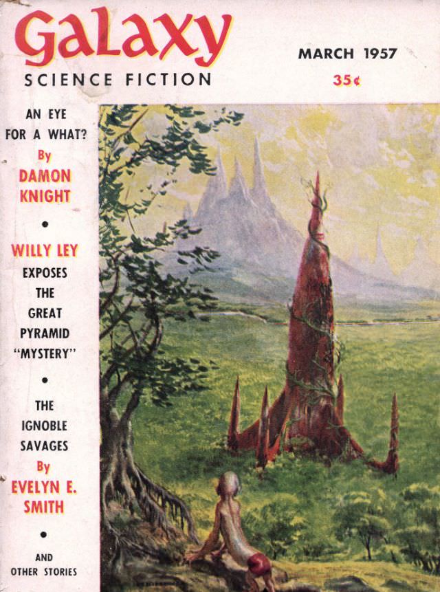Galaxy Science Fiction cover, March 1957