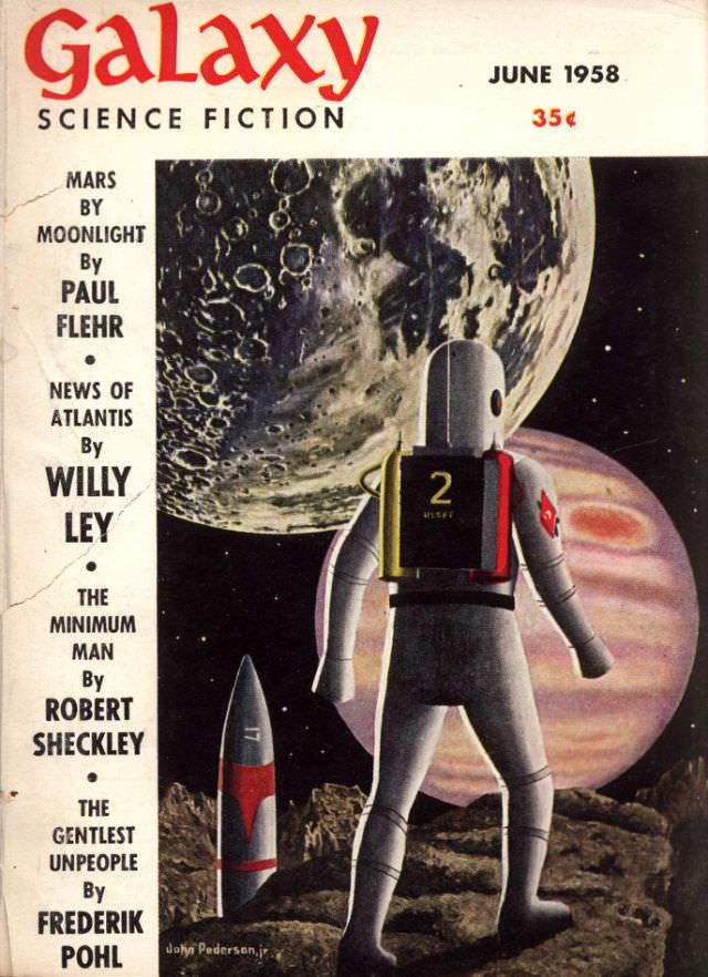 Galaxy Science Fiction cover, June 1958