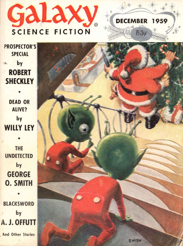 Galaxy Science Fiction cover, December 1959