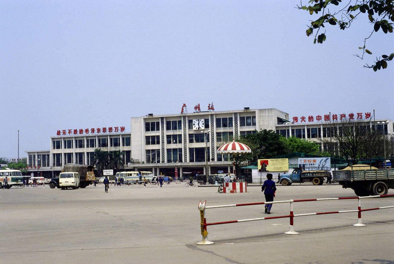 Central station, exterior view, 1970s,