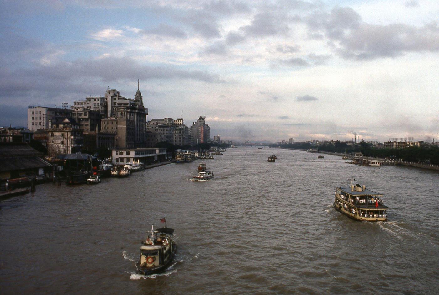 Pearl River and Guangzhou Waterfront, 1979