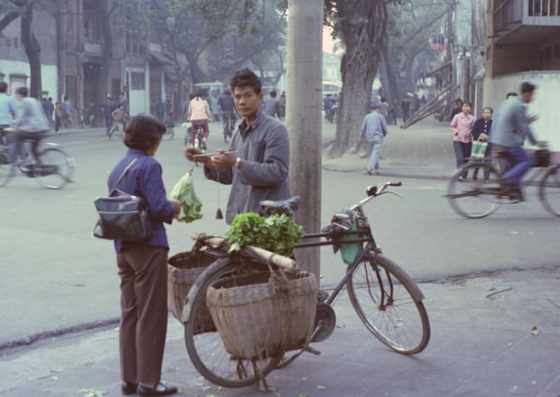 Guangzhou street scenes, 1978