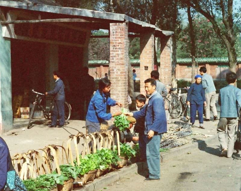 Market, Guangzhou, 1978