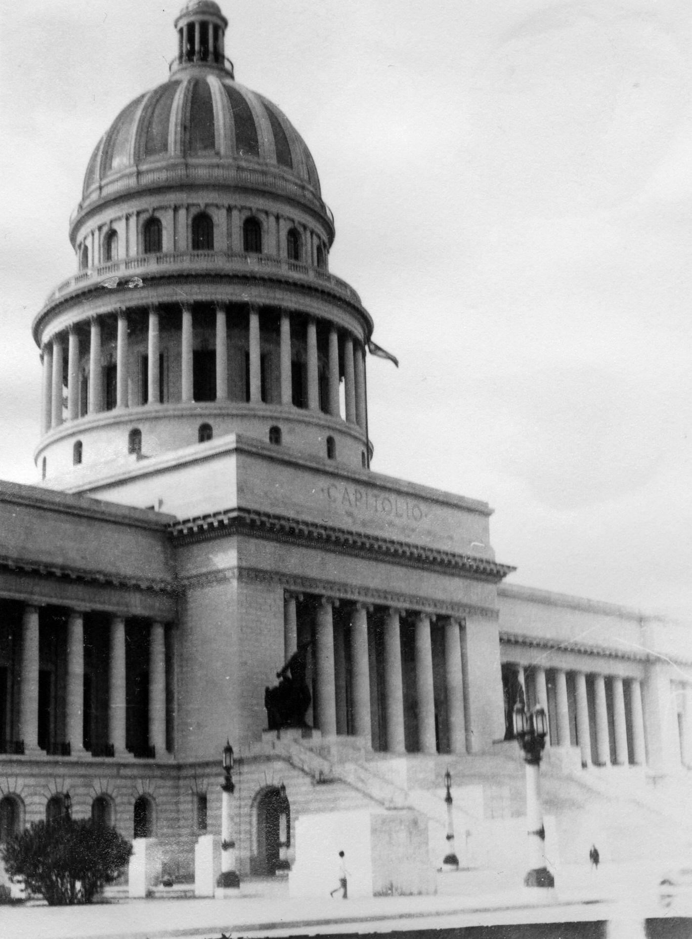 El Capitolio, the National Capitol Building in Old Havana, Cuba, 1931