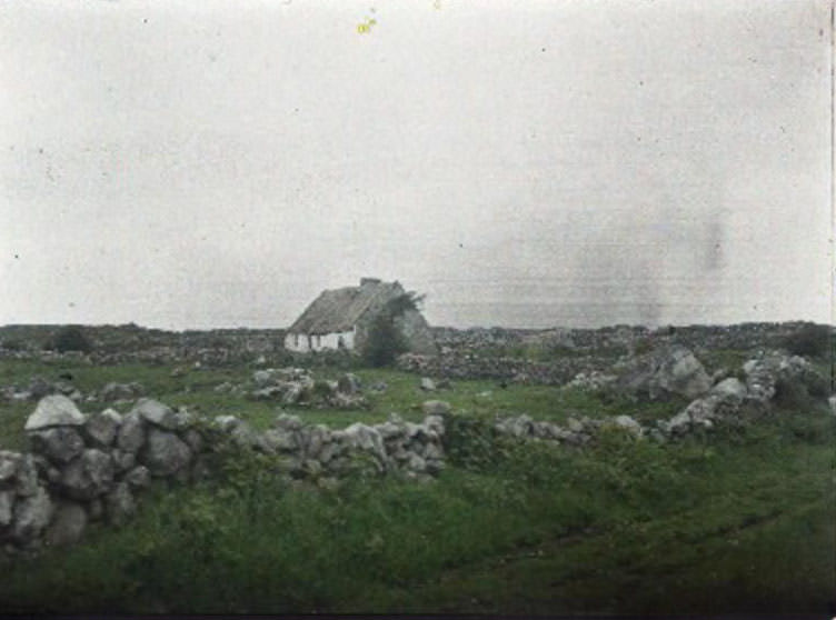 Isolated house set against the serene landscapes of South Connemara, Ireland, 31 May 1913