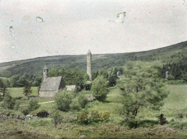 Majestic views of Glendalough's scenic beauty, June 1913