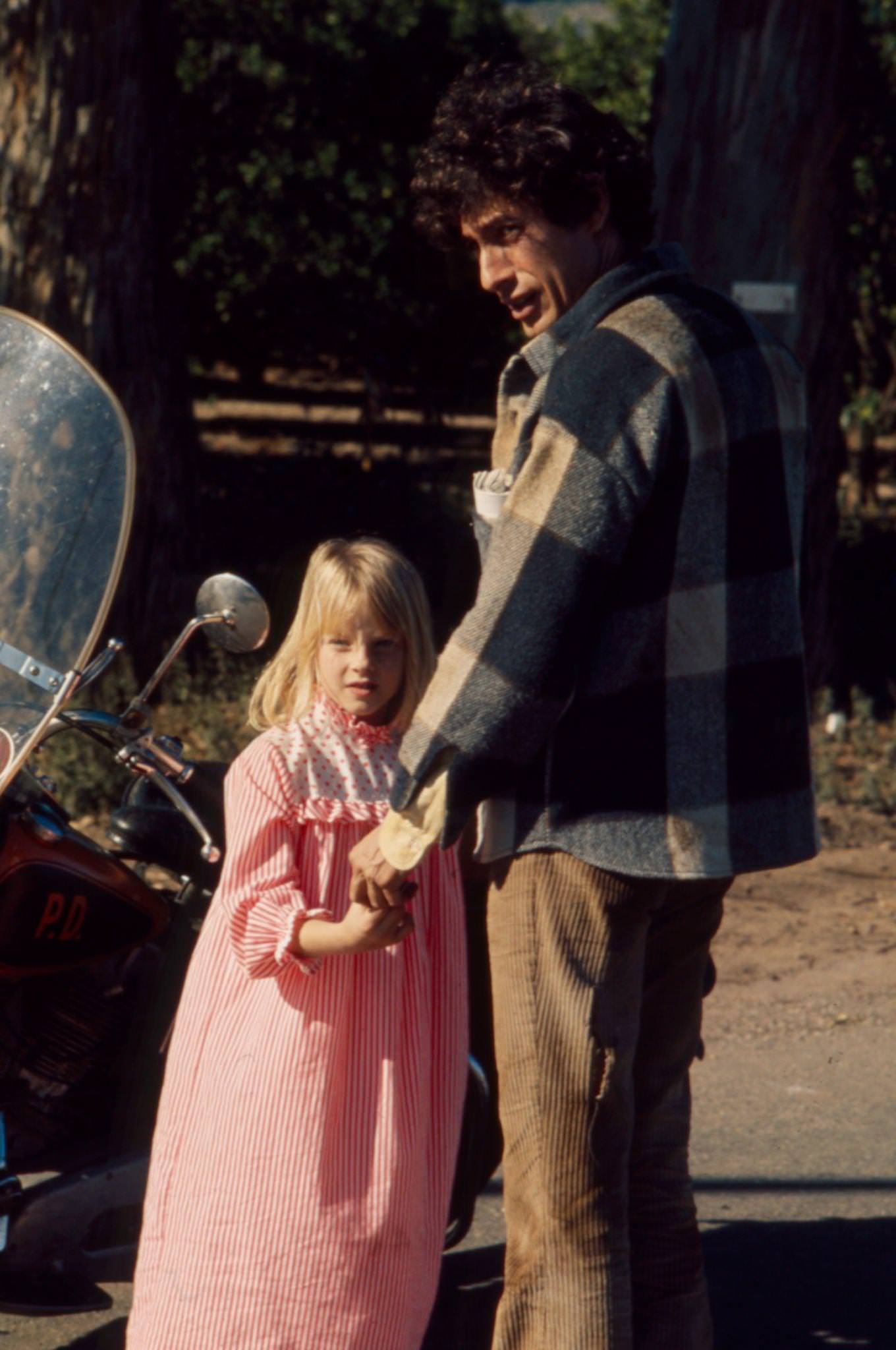 Jodie Foster and Paul Sand in the unaired pilot 'Sam', late 1960s or early 1970s.