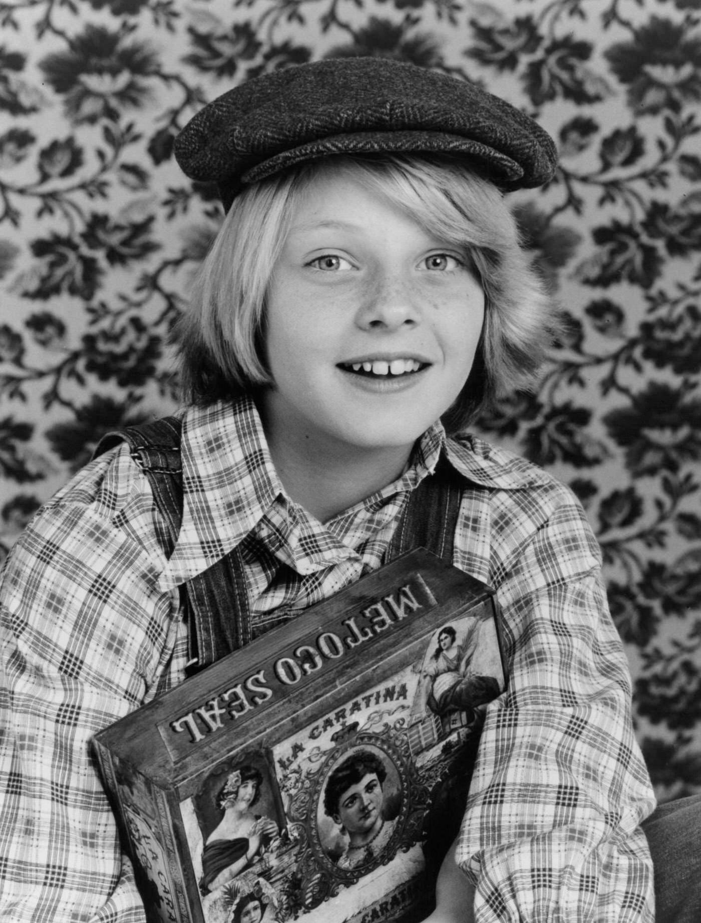 Jodie Foster publicity portrait for 'Paper Moon', 1974.