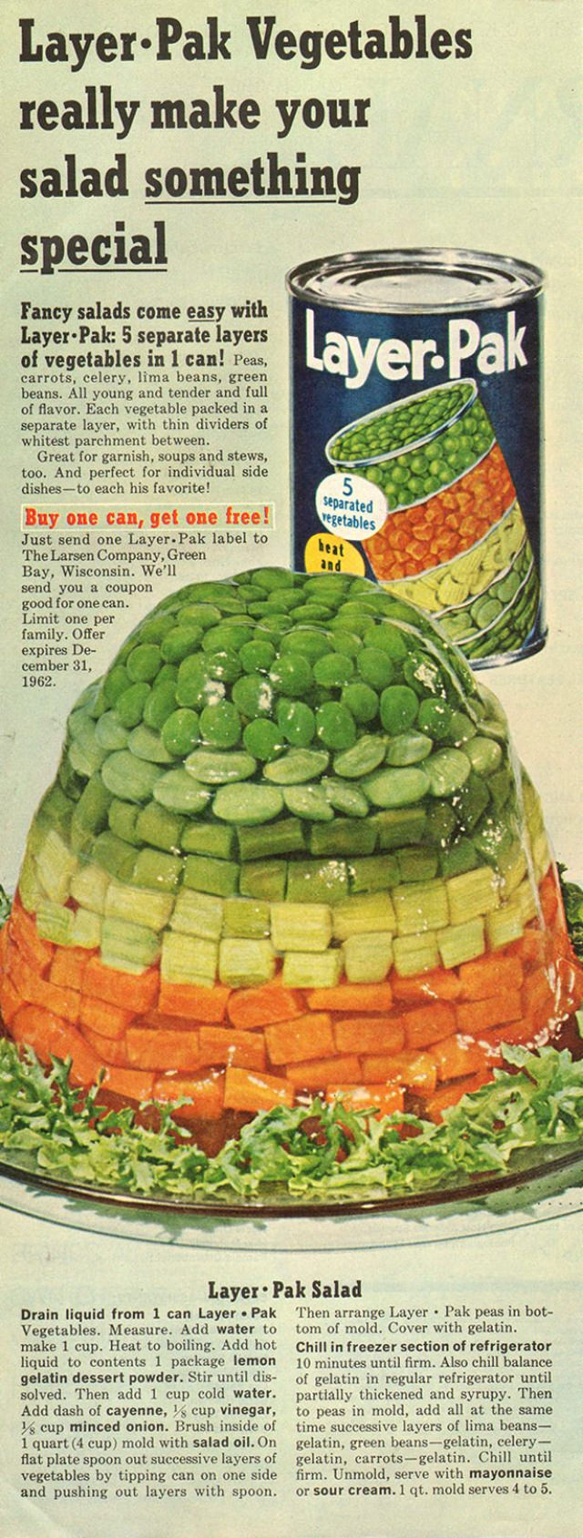 The Layer-Pak Revolution: A Fresh Take on Canned Vegetables in 1948