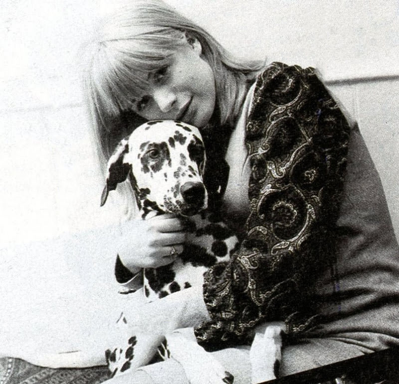17-Year-Old Marianne Faithfull: Friends, Home, and a Pet Dalmatian in 1964