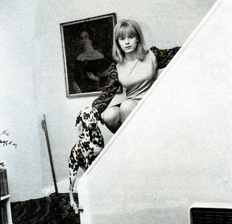 17-Year-Old Marianne Faithfull: Friends, Home, and a Pet Dalmatian in 1964