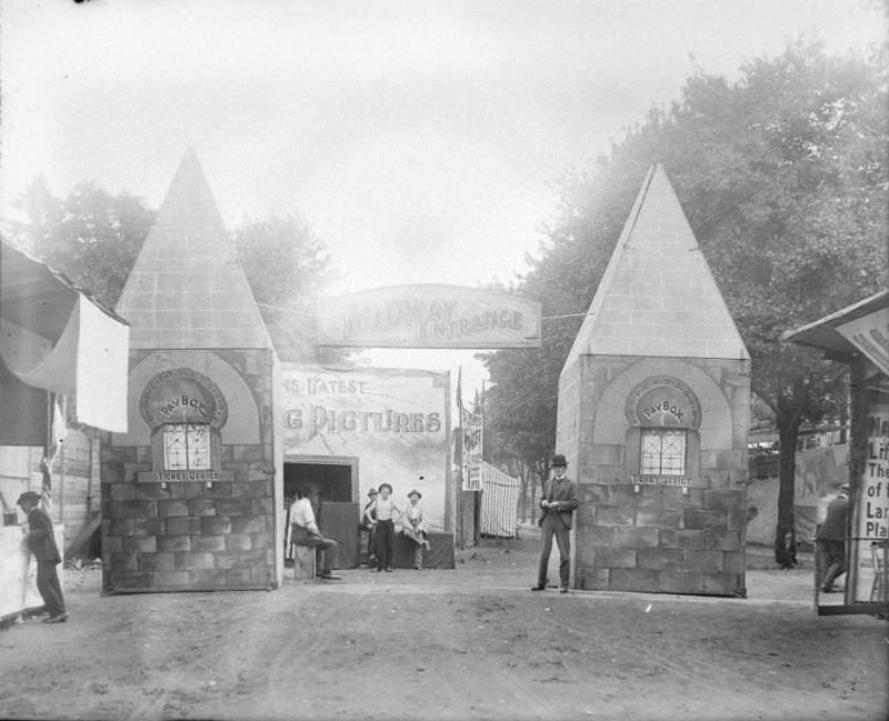 Street fair entrance, 1898