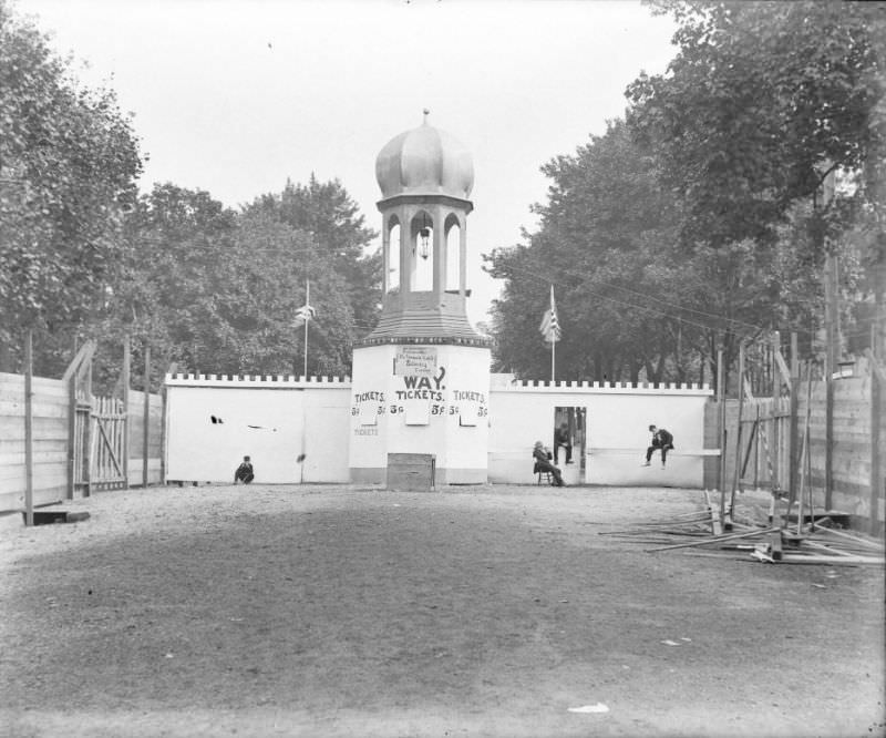 Street fair entrance, 1898