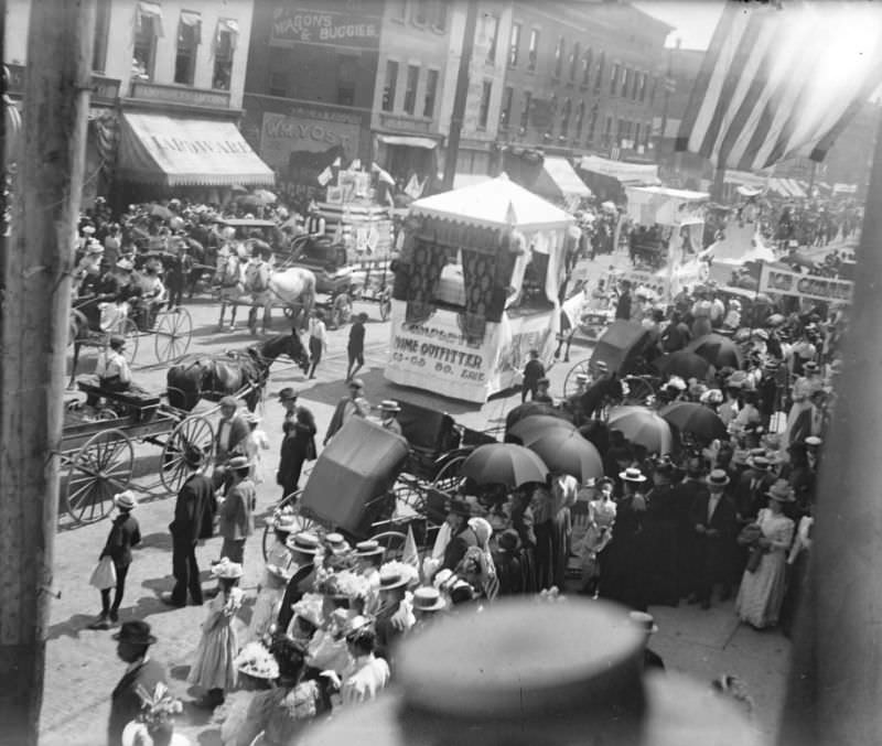 Street fair parade, 1898