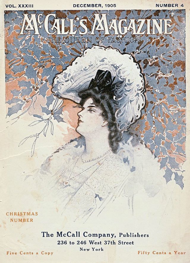 McCall's magazine cover, December 1905