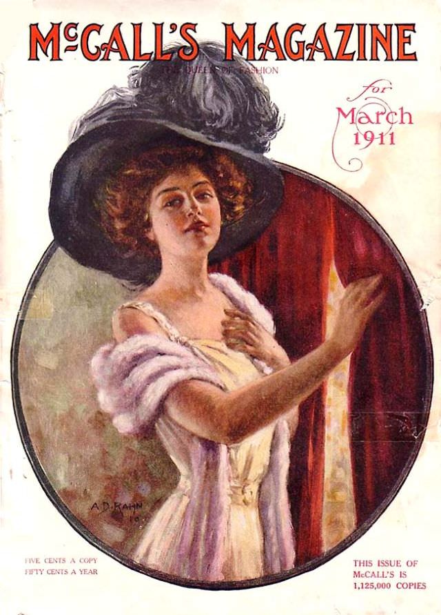 McCall's magazine cover, March 1911