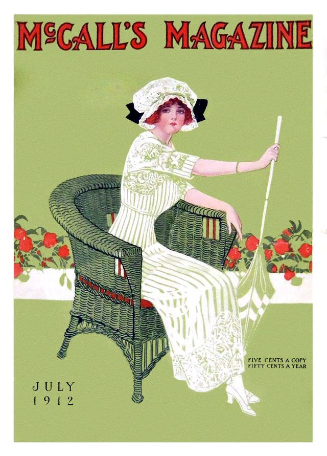 McCall's magazine cover, July 1912