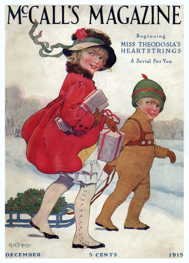 McCall's magazine cover, December 1915