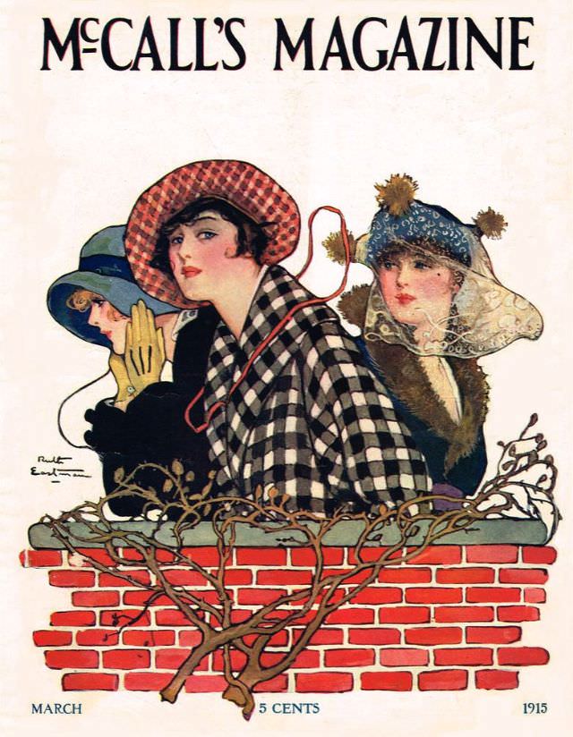 McCall's magazine cover, March 1915